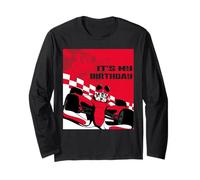 Disney Racing "It's My Birthday" Mickey Mouse Race Car Party Manche Longue