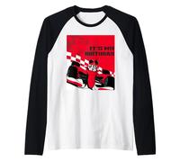 Disney Racing "It's My Birthday" Mickey Mouse Race Car Party Manche Raglan