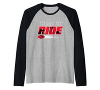 Disney Racing Mickey Mouse Race Car Driver Time to Ride Manche Raglan