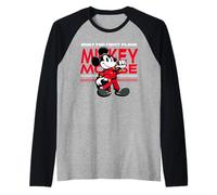 Disney Racing Mickey Mouse Race Driver Built for 1st Place Manche Raglan