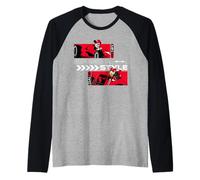 Disney Racing Minnie & Daisy Race Car Drivers Speed & Style Manche Raglan