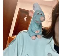 Disney Ratatouille poupée magnétique jouets mignon enfant en peluche poupée épaule décoration chambre décoration drôle enfants jouets cadeaux de vacances 1