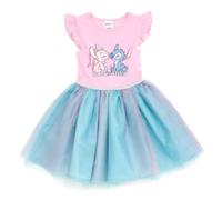 Disney Raya and The Last Dragon Little Mermaid Frozen Nightmare Before Christmas Robe en tulle pour fille, Rose/bleu ombré, 14-16