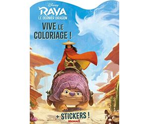 Disney Raya et le Dernier Dragon - Vive le coloriage - Livre de coloriage avec stickers - Dès 4 ans