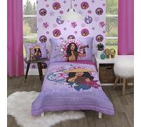 Disney Raya & The Last Dragon Mythic Pop Lavande, Magenta, Bleu avec Sisu Dragon Tuktuk Parure de lit 4 pièces pour Enfant Lavande, Magenta, Bleu Sarcelle, Brun Clair