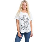 T-shirt - DISNEY - FBLTS402 - Mickey Mouse - 100% Coton - Manches courtes - Femme 40
