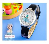 Disney reine des neiges Elsa montre pour enfants figure d'anime Elsa Anna princesse filles ceinture quartz montres enfants