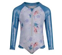 Disney Reine des Neiges, Esla, Maillot De Bain/Combinaison pour Filles, Frozen, 2-3 Ans, Bleu