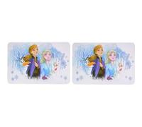 DISNEY REINE DES NEIGES - Lot de 2 sets de table pour bébé et enfant Violet G
