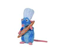 Disney - Remy de Ratatouille avec Toque et Baguette, 25 cm, Peluche, à partir de 0 Mois