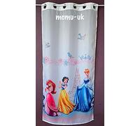 Disney Rideaux à œillets Motif princesse 75 x 150 cm
