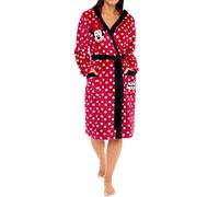 Disney Peignoir pour femme | Peignoir Minnie Mouse | Peignoir moelleux pour femme, Rouge, X-Large