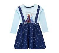 Disney - Robe et Haut en Tablier -La Reine des Neiges - Fille - Frozen - Bleu - 6-7 Ans