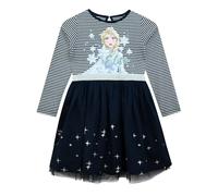 Disney Robe La Reine des Neiges Robe congelée pour Filles | Tenue de Princesse pour Les Filles| Âges 18 Mois à 10 Ans | Marchandise Officielle congelée | Bleu| | 7-8 Ans