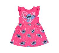 DISNEY Robe 'Lilo & Stitch' bleu / rose / rose / noir, Taille 98
