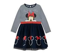 Disney Robe Minnie Mouse | Tenue Enfant Minnie Mouse | Robe de soirée Fille | Multicolore6-7 Ans