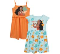 Disney Robe Vaiana, Lot de Robes Fille, Pack de 2 Robes Fille 4-5 Ans