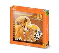 Disney Journal Roi Lion Africa – cœur + stylo – Jaune