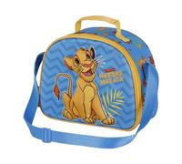 Disney Sac à goûter Le Roi Lion Hakuna 3D Bleu 25,5 x 20 cm