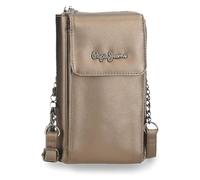Pepe Jeans Ruby Sac à bandoulière Petit Beige 11 x 20 x 4 cm Polyester et PU 0,88 l by Joumma Bags, Beige, Talla única, Petit Sac à bandoulière