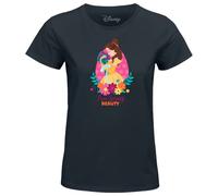 Disney « Rue Spring Beauty » WODPRINTS015 T-Shirt Femme, Navy, Taille L