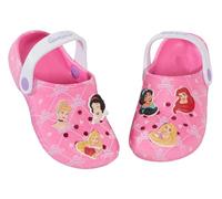 Disney Sabots de princesse pour filles avec breloques et badges, chaussures de princesse d'intérieur et d'extérieur avec sangle de cheville