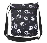 Disney Sac à bandoulière pour femme L'Étrange Noël de Monsieur Jack Skellington AOP Sling, noir