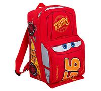Disney Sac à dos Cars 3D Enfants Lightning McQueen École Crèche Sac à déjeuner Sac à dos Rouge 95