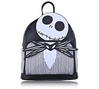 Disney Sac à dos L'Étrange Noël de Monsieur Jack pour femme | Porte-monnaie L'Étrange Noël de Monsieur Jack | Mini sac à dos en cuir synthétique | Sac à dos mignon pour adultes et adolescents, noir,