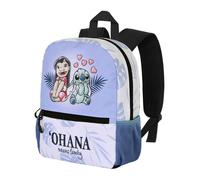 DISNEY Sac à dos 'Lilo & Stitch' bleu clair / lavande / rose / blanc, Taille One Size