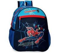 Disney - Sac à dos maternelle Spiderman "Totally awesome" - 27 x 33 x 11 cm - Bleu Bleu