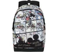 DISNEY Sac à dos 'Mickey Mouse Ink' bleu / rouge / noir / blanc, Taille One Size