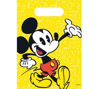 Disney - Sac cadeau rétro "Mickey Mouse" pack de 6 SG30926 (taille unique) (Jaune)