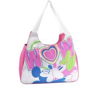 Disney Sac de Plage Minnie Ovale Rose (Rose Fluo)