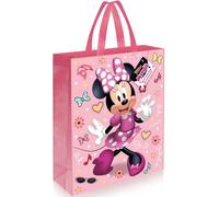 Disney Sac fourre-Tout emblématique Minnie Mouse (33 cm x 27 cm) - Multicolore et élégant - Indispensable de Voyage - Parfait pour Les Amateurs de Disney - 1 pièce