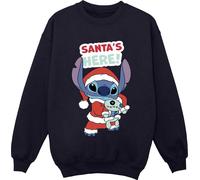 Disney - "Santa's Here" Sweatshirt für Damen BI23058 (5XL) (Marineblau)