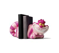 Disney Serre-livres Alice au pays des merveilles en forme de chat du Cheshire - 17 cm x 14,5 cm x 33 cm - Cadeaux Alice au pays des merveilles - Serre-livres pour étagères