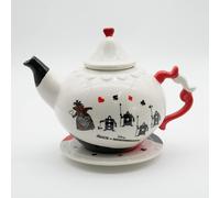 ABYstyle – Théière Alice au Pays des Merveilles Reine de Cœur Porcelaine 1200 ml