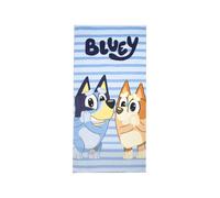 DISNEY Serviette de plage 'Kinderhandtuch - Bluey' bleu, Taille 70x140 cm