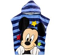 Disney Serviette Poncho Garçon Mickey Mouse Bleu Taille Unique