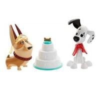 Disney Lot de 2 figurines 101 Rue des Dalmatiens - Chiens, Jouet pour enfant GBM40 Multicolore