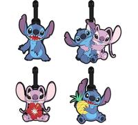 Disney Étiquettes à bagages Stitch & Angel Lot de 4