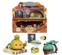 Disney | Set Figurines Palace de Jabba Tsum Tsum Star Wars | Luke,C3PO, Bobba Fett et Autres | 7 cm | Jouets Empilables | Figurines de Collections | Boite Décors | Imagination | Cadeau Enfant 6 Ans+