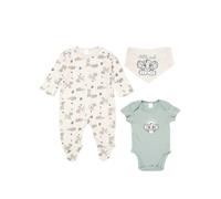 DISNEY Set 'König der Löwen' beige / vert pastel / blanc, Taille 74