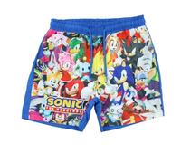 Disney Short de Bain Sonic, Design Fun et Coloré, Parfait pour l'Été et Les Activités Aquatiques