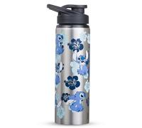 Disney Silver Buffalo - Mug Lilo et Stitch de LI111595, Acier inoxydable, bleu, Standard