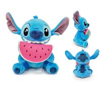Simba 6315870192 Peluche Stitch avec pastèque 25 cm Licence Disney 100% Originale Convient pour Tous Les âges
