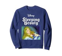 Disney Sleeping Beauty Aurora Sweatshirt, Unisexe pour adultes, Bleu Marine, M
