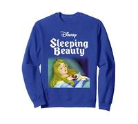 Disney Sleeping Beauty Aurora Sweatshirt, Unisexe pour adultes, Bleu Royal, XL