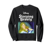 Disney Sleeping Beauty Aurora Sweatshirt, Unisexe pour adultes, Noir, S